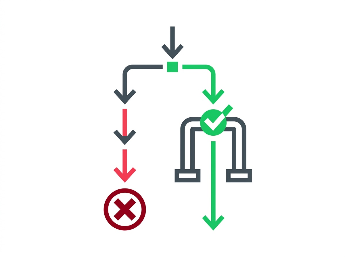 on-failureとon-requestの承認フロー比較図