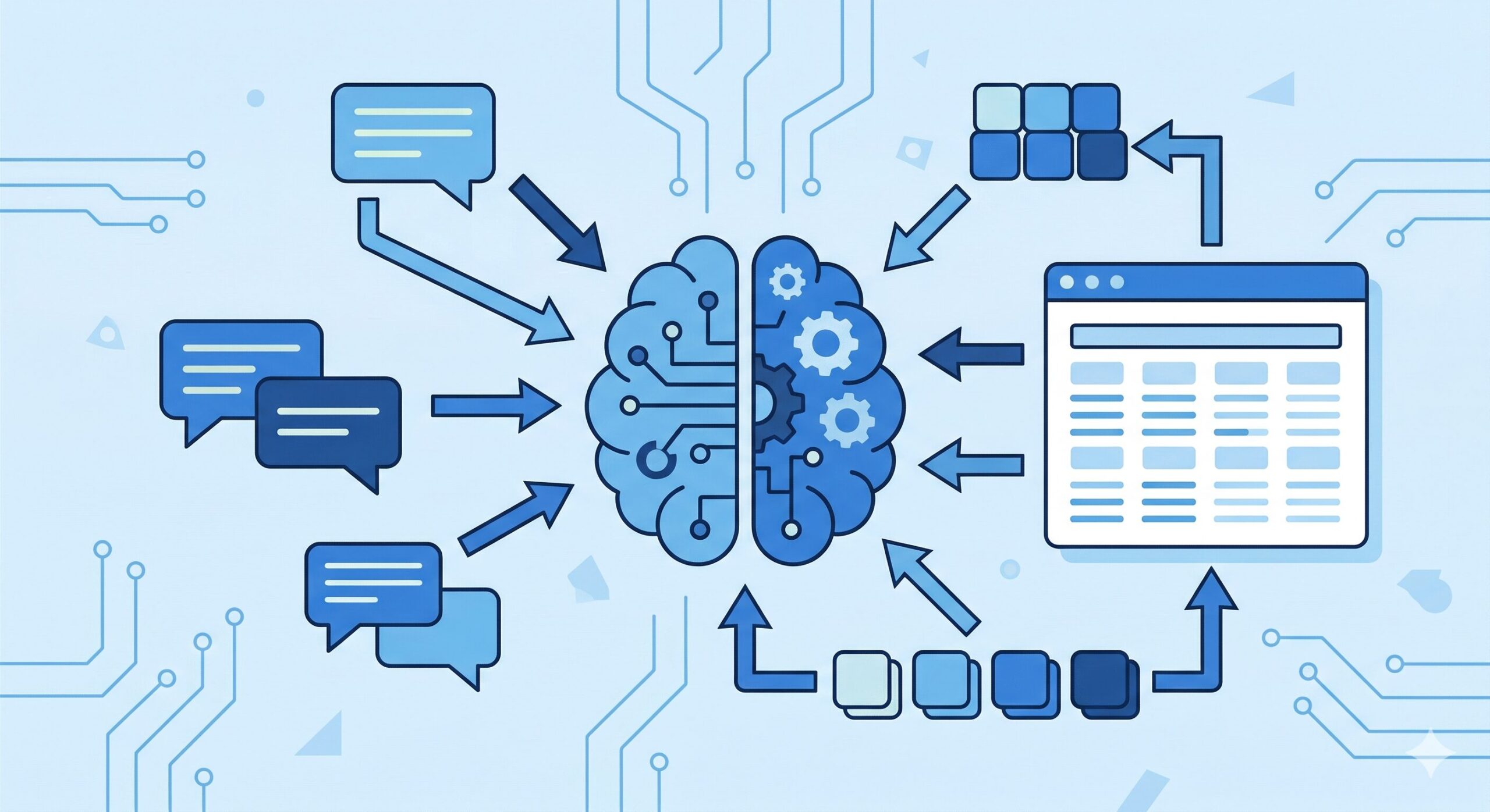 Claude Code 用語 AI LLMの基本概念を示す図