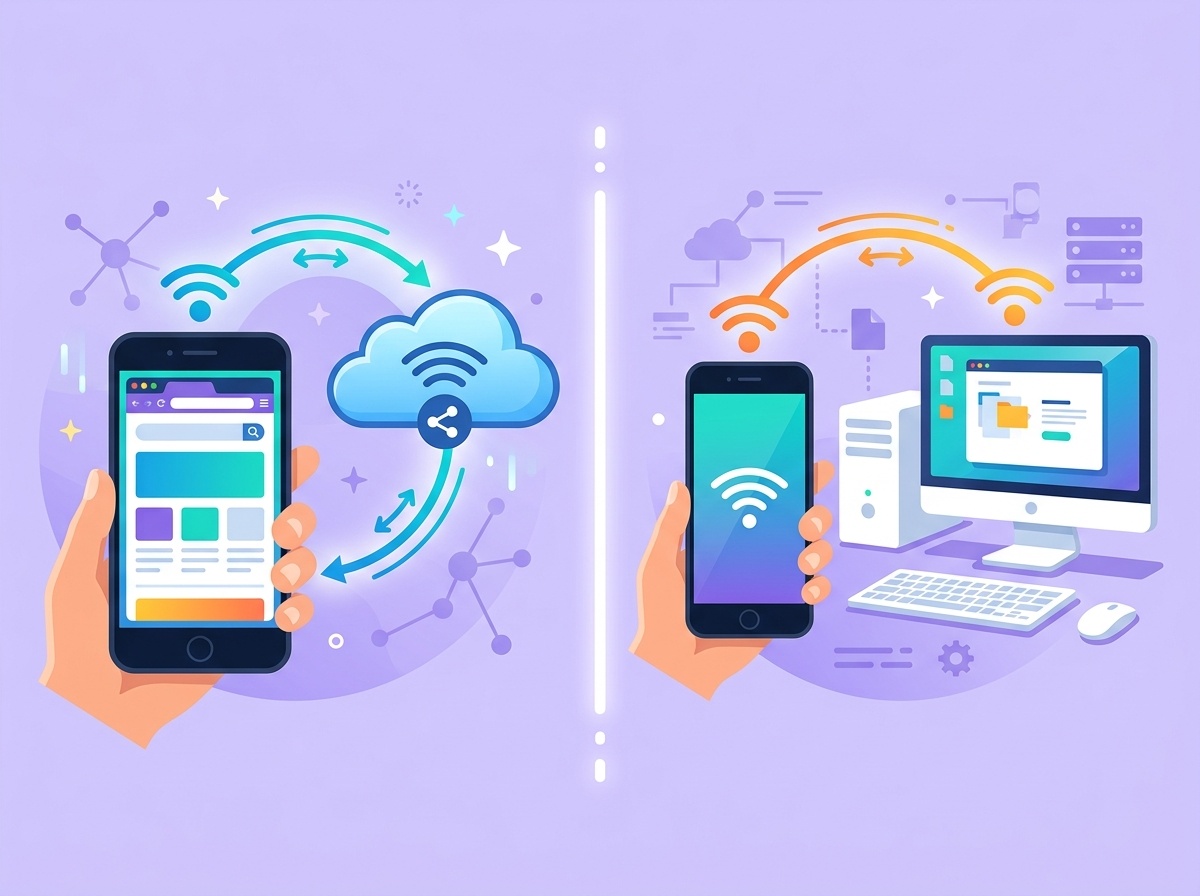 スマホからWeb版Claude CodeとRemote Controlで指示を出す2系統の対比
