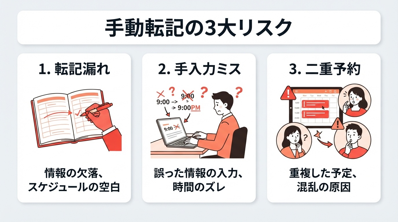 図解: 第1章:GmailとGoogleカレンダーを結ぶ「AIスケジューラー秘書」の基本原理