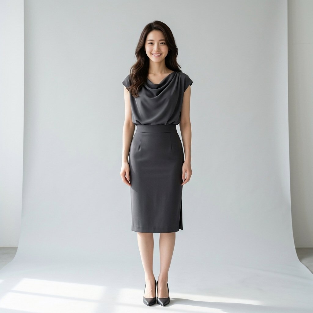 如月 冴子(さえこ)(色香エレガンス・洗練お姉さん系)の基準立ち絵・プロファイル