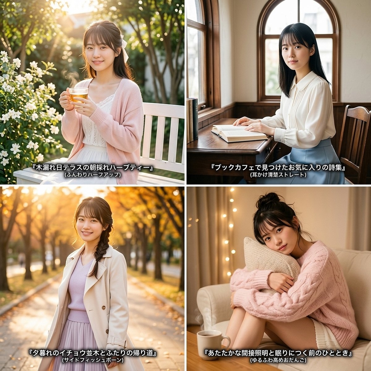 白石 結菜(ゆいな)のエモーショナルな日常4シーン・スナップ