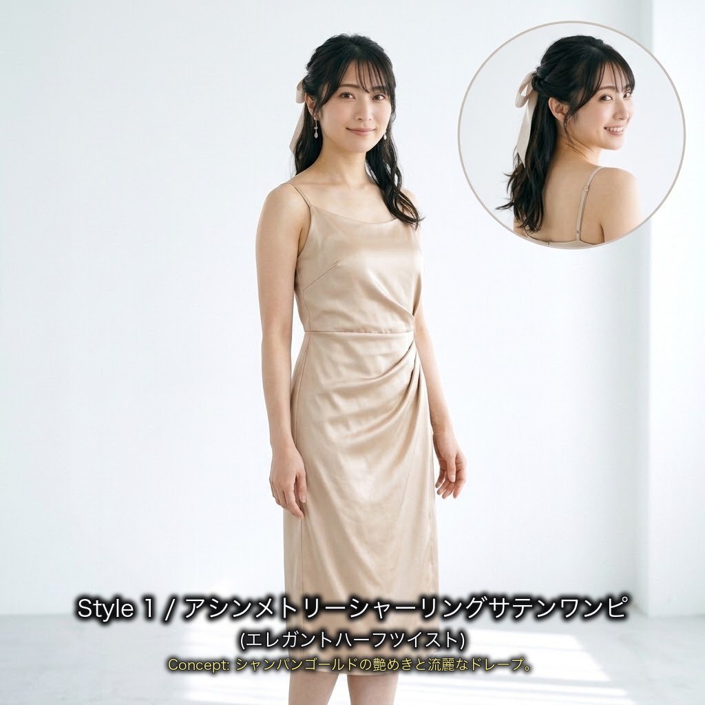 如月 冴子(さえこ) Style 1: 王道デート/勝負フェミニン