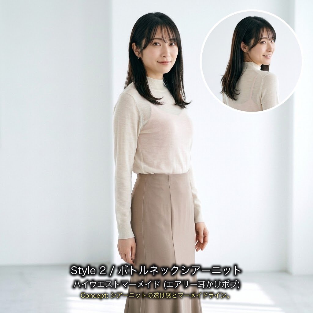如月 冴子(さえこ) Style 2: 休日カフェ/街歩きカジュアル