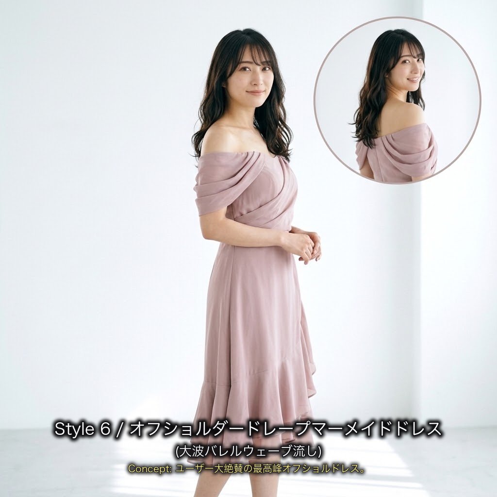 如月 冴子(さえこ) Style 6: 華やかイベント/おめかしワンピース